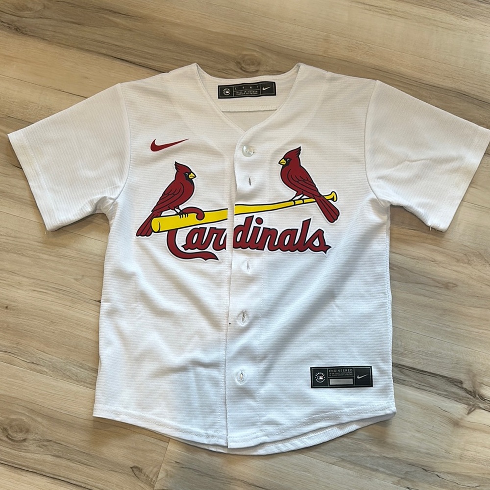 Nike Kids White Cardinals Jersey